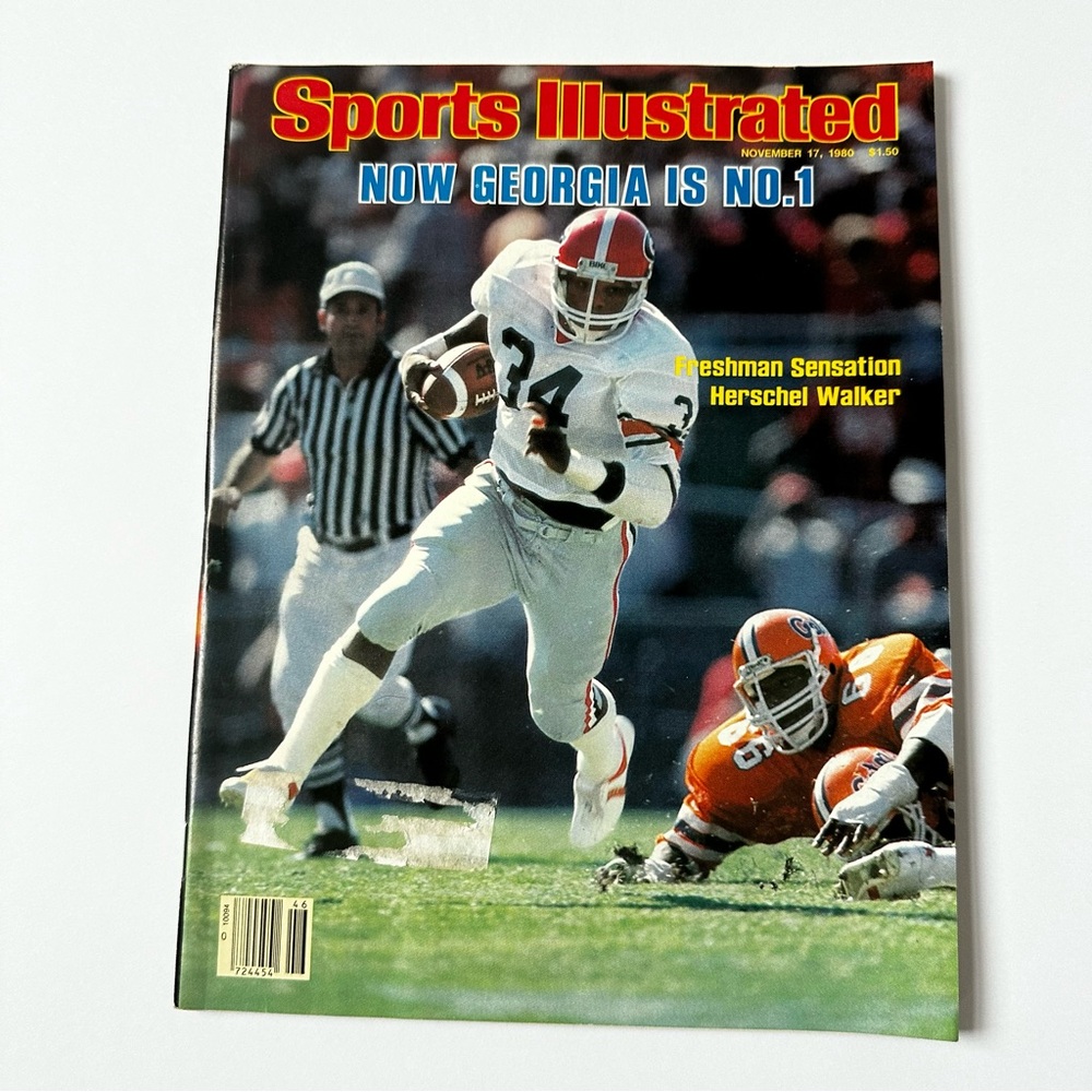 Freshman Sensation Herschel Walker Georgia Sports Illustrated November, 17 1980